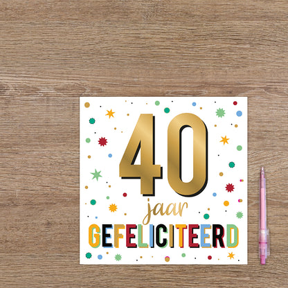 XL - 40 jaar gefeliciteerd