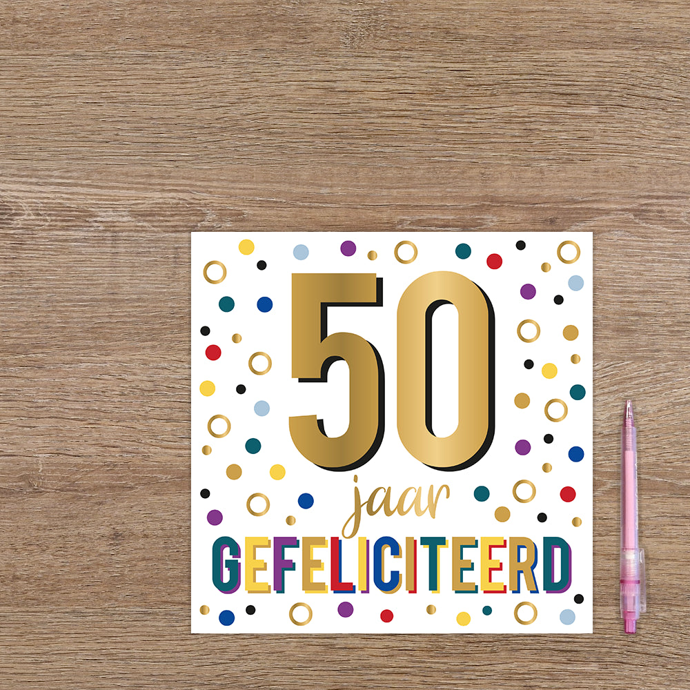 XL - 50 jaar gefeliciteerd