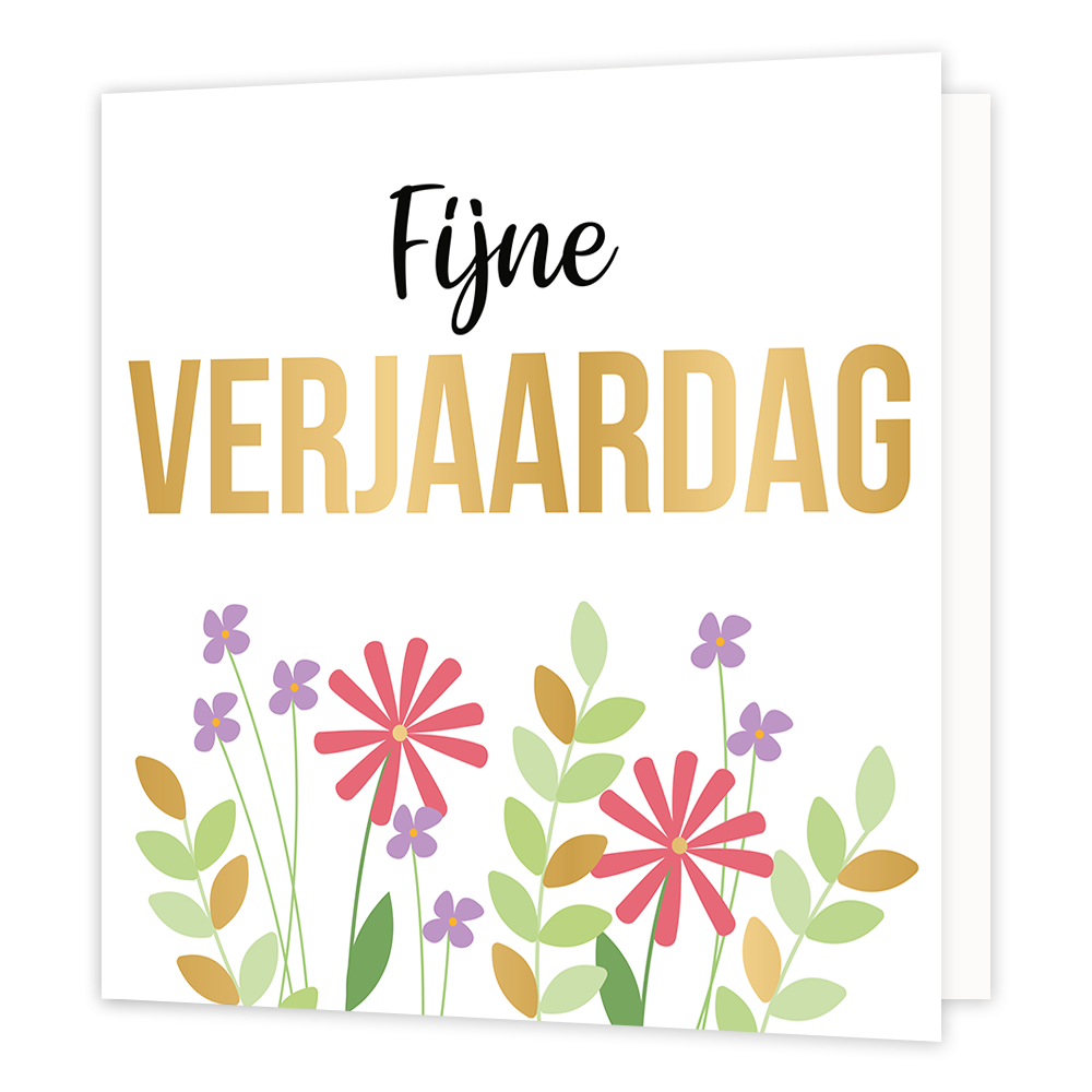 XL kaart - Fijne verjaardag