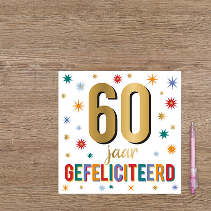XL - 60 jaar gefeliciteerd