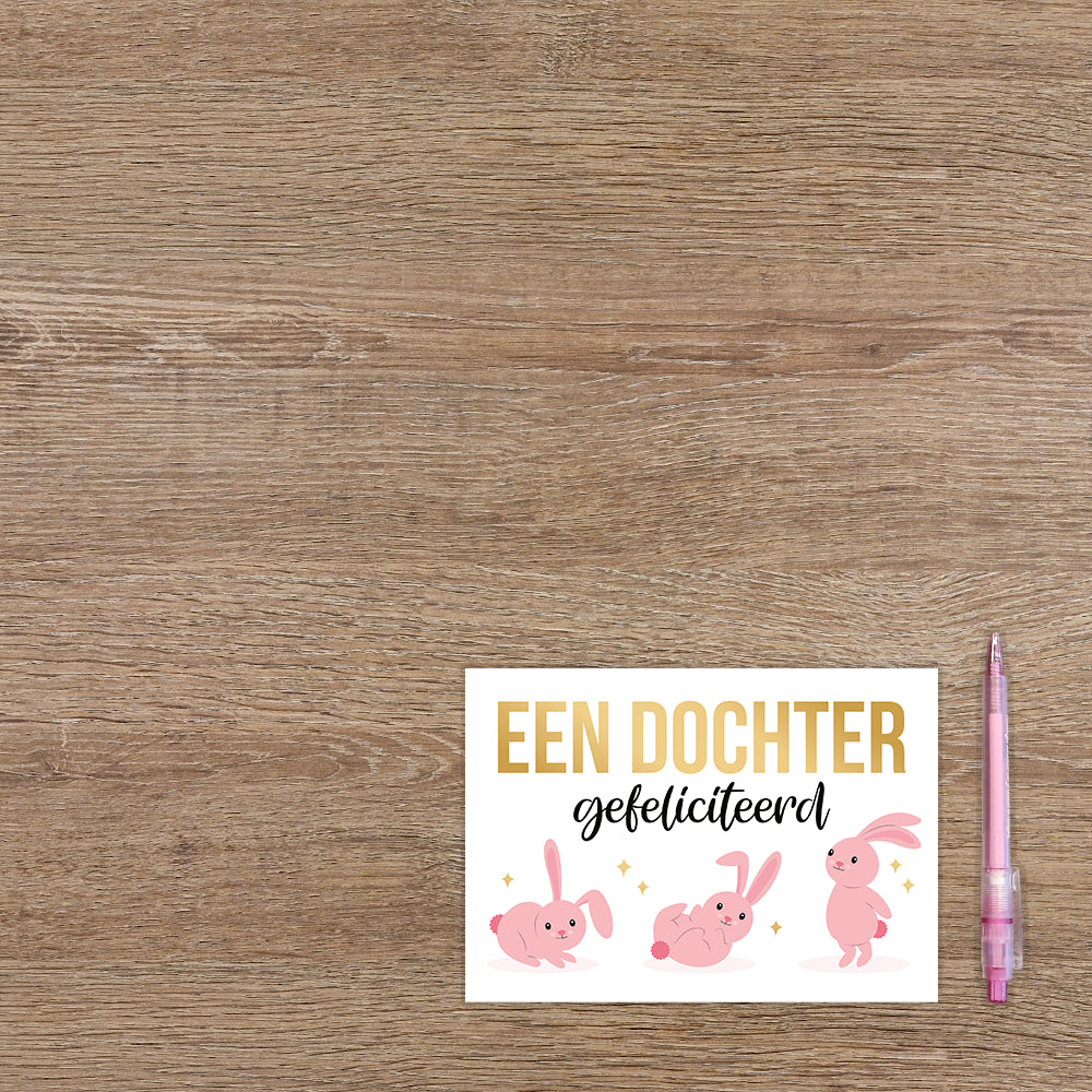 Een dochter gefeliciteerd