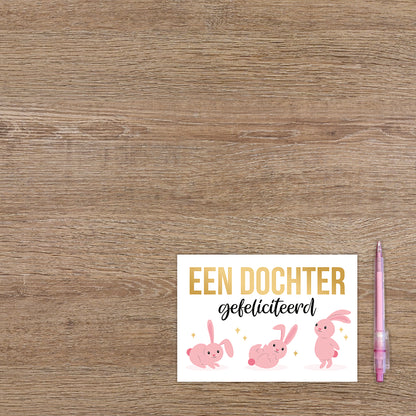 Een dochter gefeliciteerd