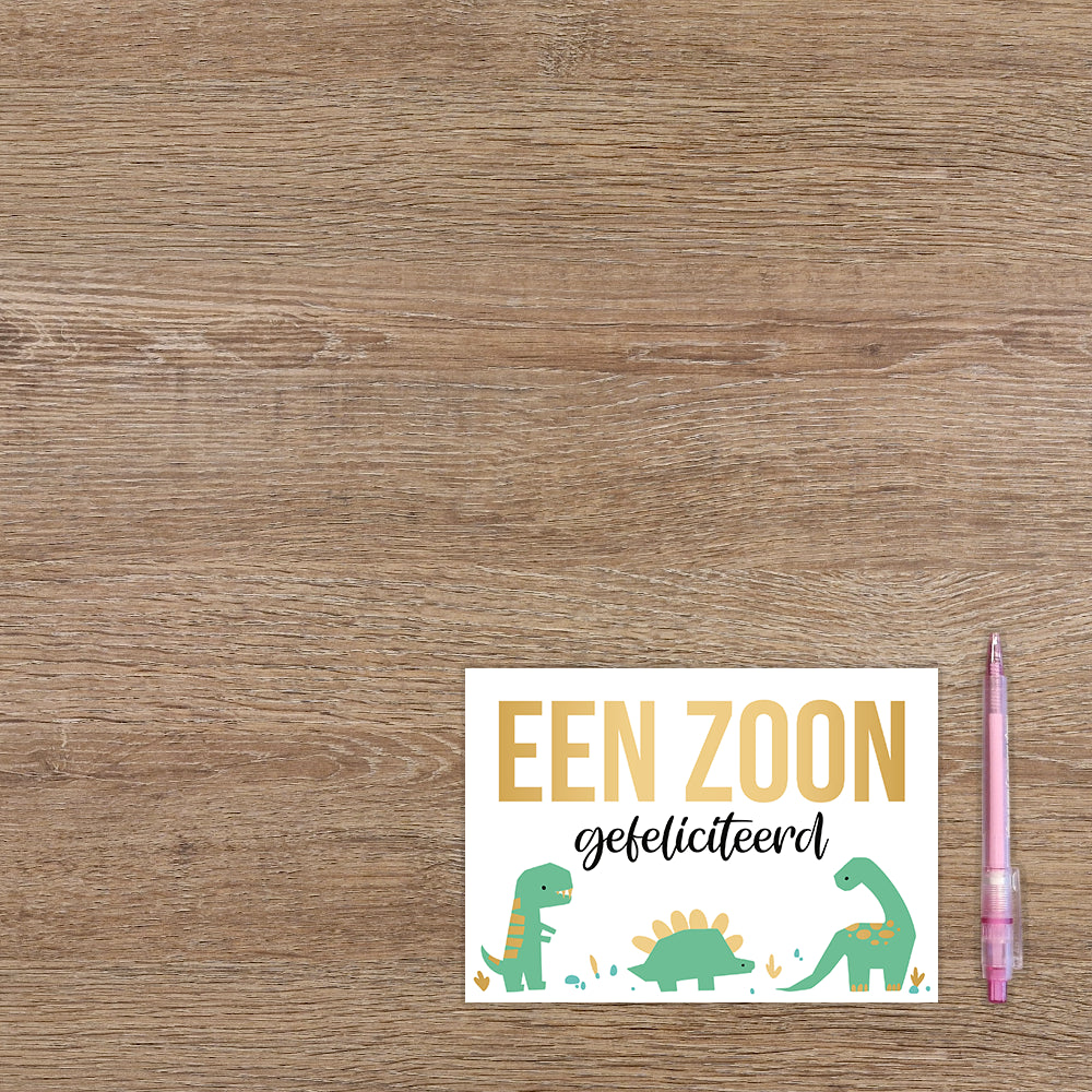 Een zoon gefeliciteerd