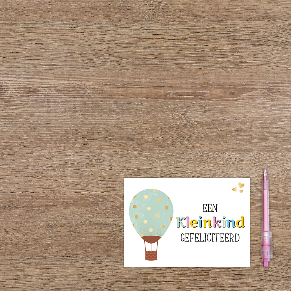 Een kleinkind gefeliciteerd