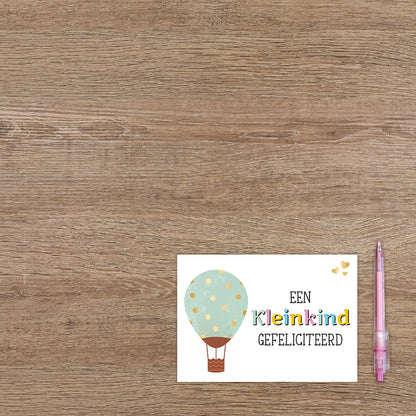 Een kleinkind gefeliciteerd