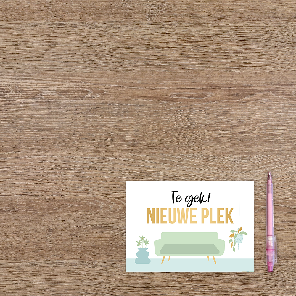 Te gek! Nieuwe plek