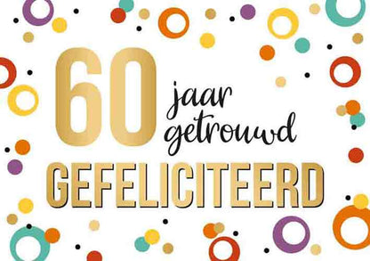 60 jaar getrouwd gefeliciteerd