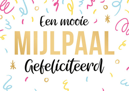 Een mooie mijlpaal gefeliciteerd
