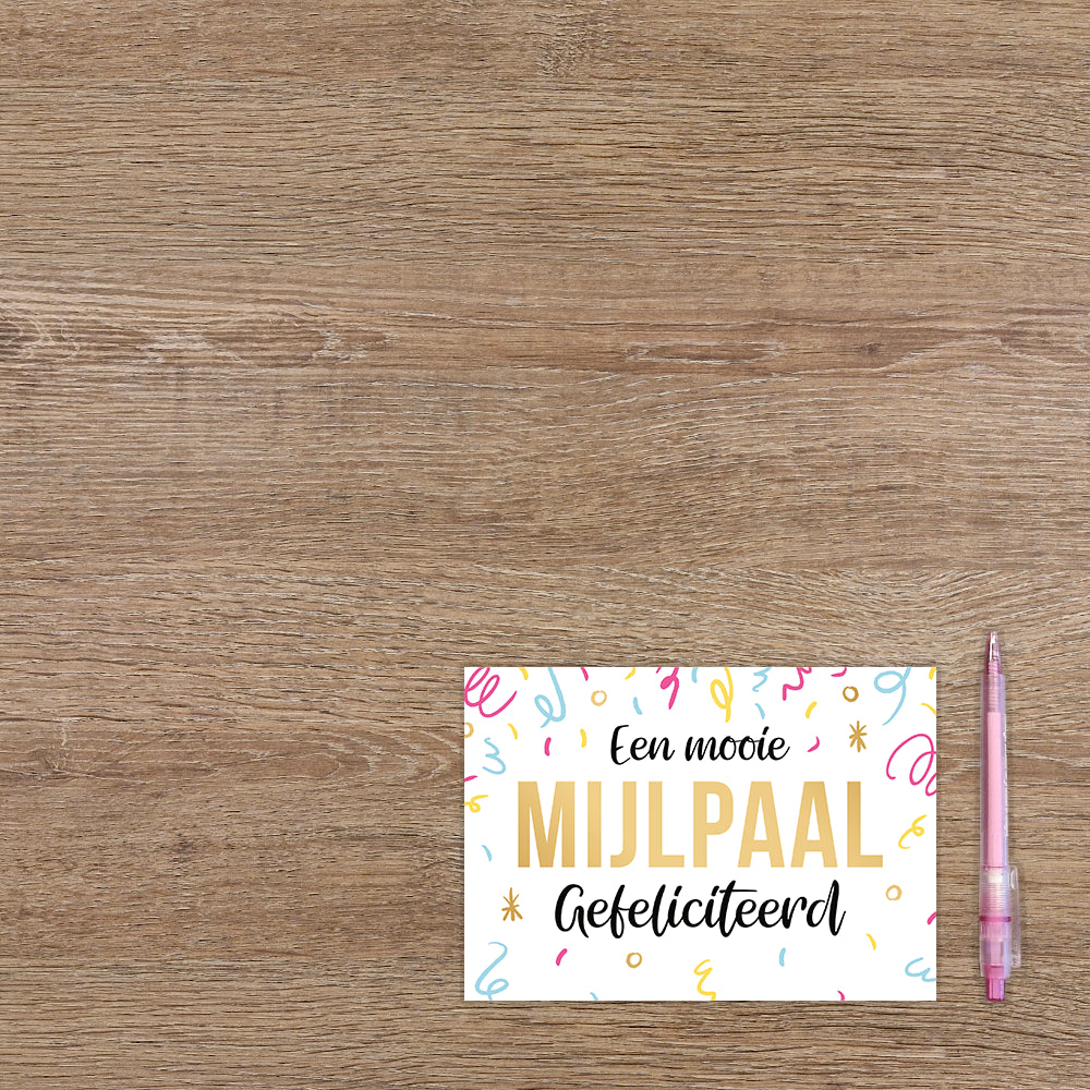 Een mooie mijlpaal gefeliciteerd