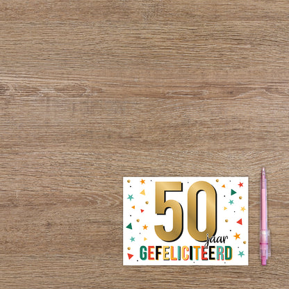 50 jaar gefeliciteerd