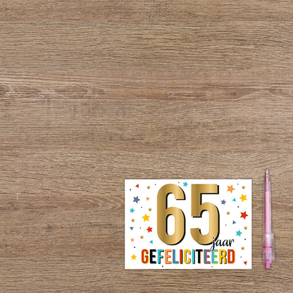 65 jaar gefeliciteerd