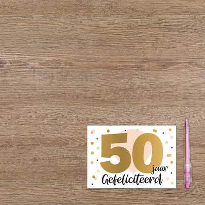 50 jaar gefeliciteerd