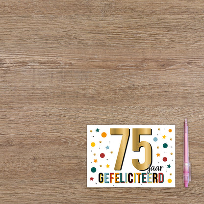 75 jaar gefeliciteerd