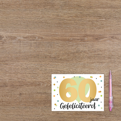 60 jaar gefeliciteerd