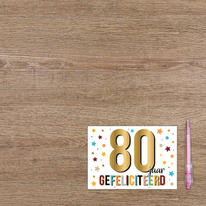 80 jaar gefeliciteerd