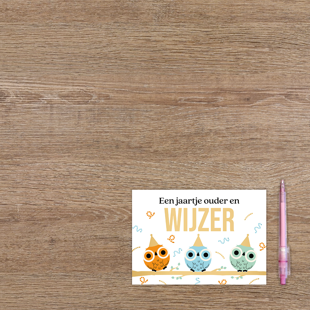 Een jaartje ouder en wijzer
