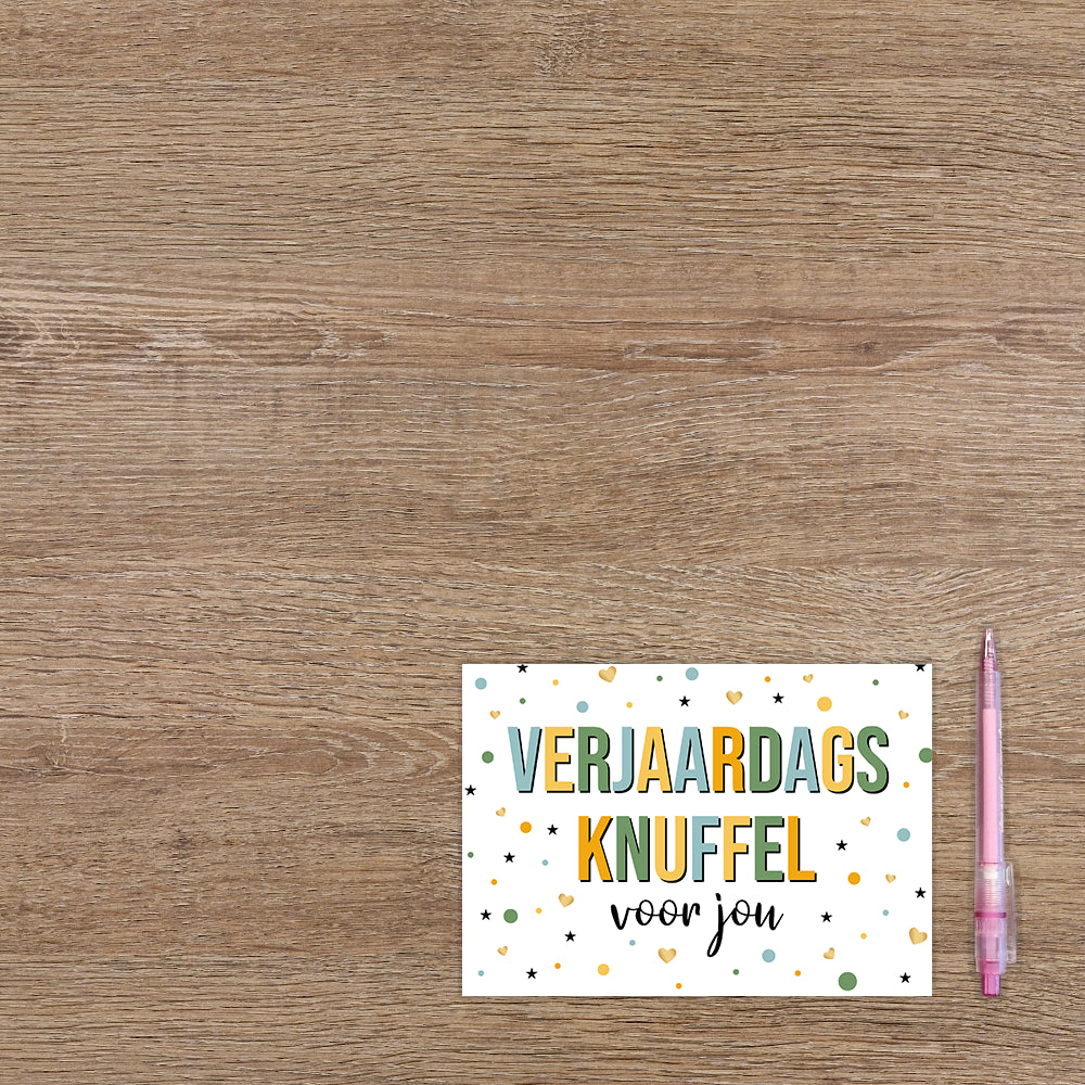 Verjaardagsknuffel voor jou