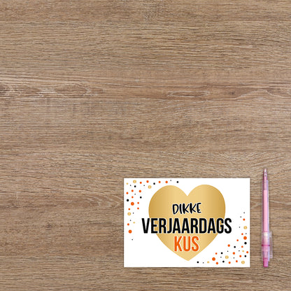 Dikke verjaardagskus