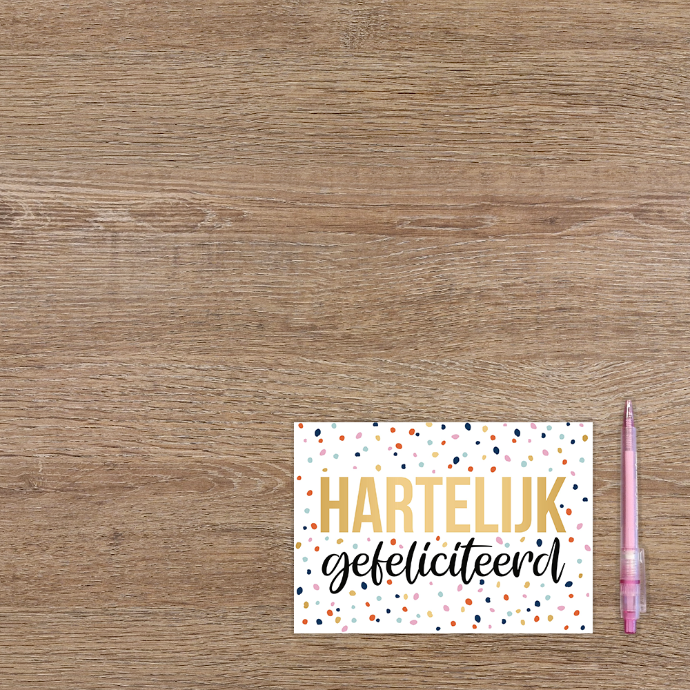 Hartelijk gefeliciteerd