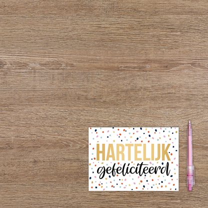 Hartelijk gefeliciteerd