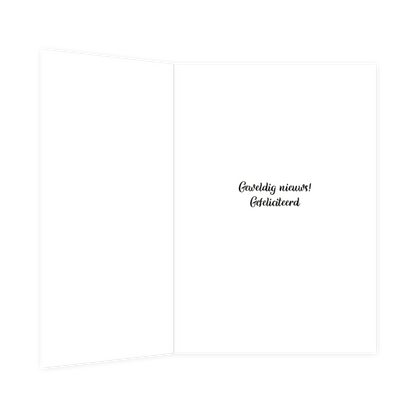 Hoera een kleintje op komst!