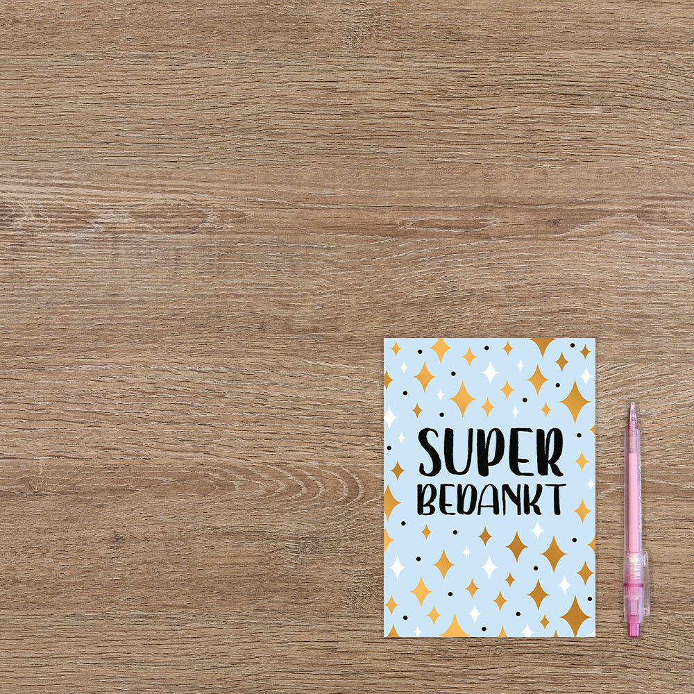 Super bedankt