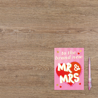 To the brand new MR & MRS