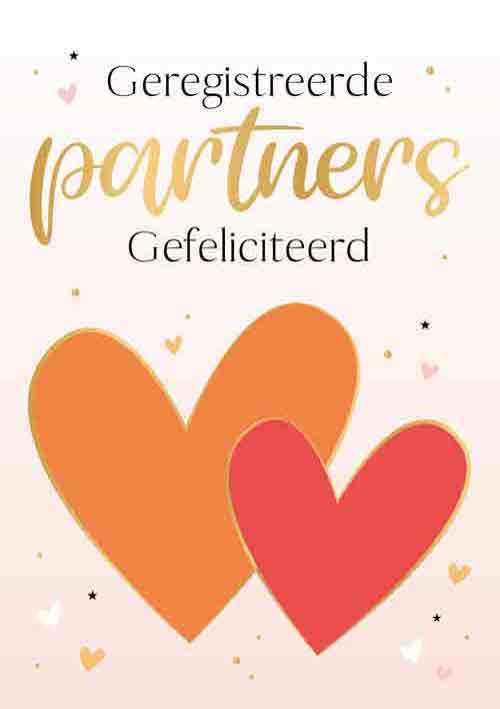 Geregistreerde partners gefeliciteerd