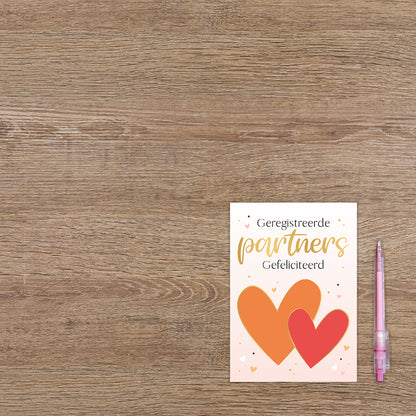 Geregistreerde partners gefeliciteerd