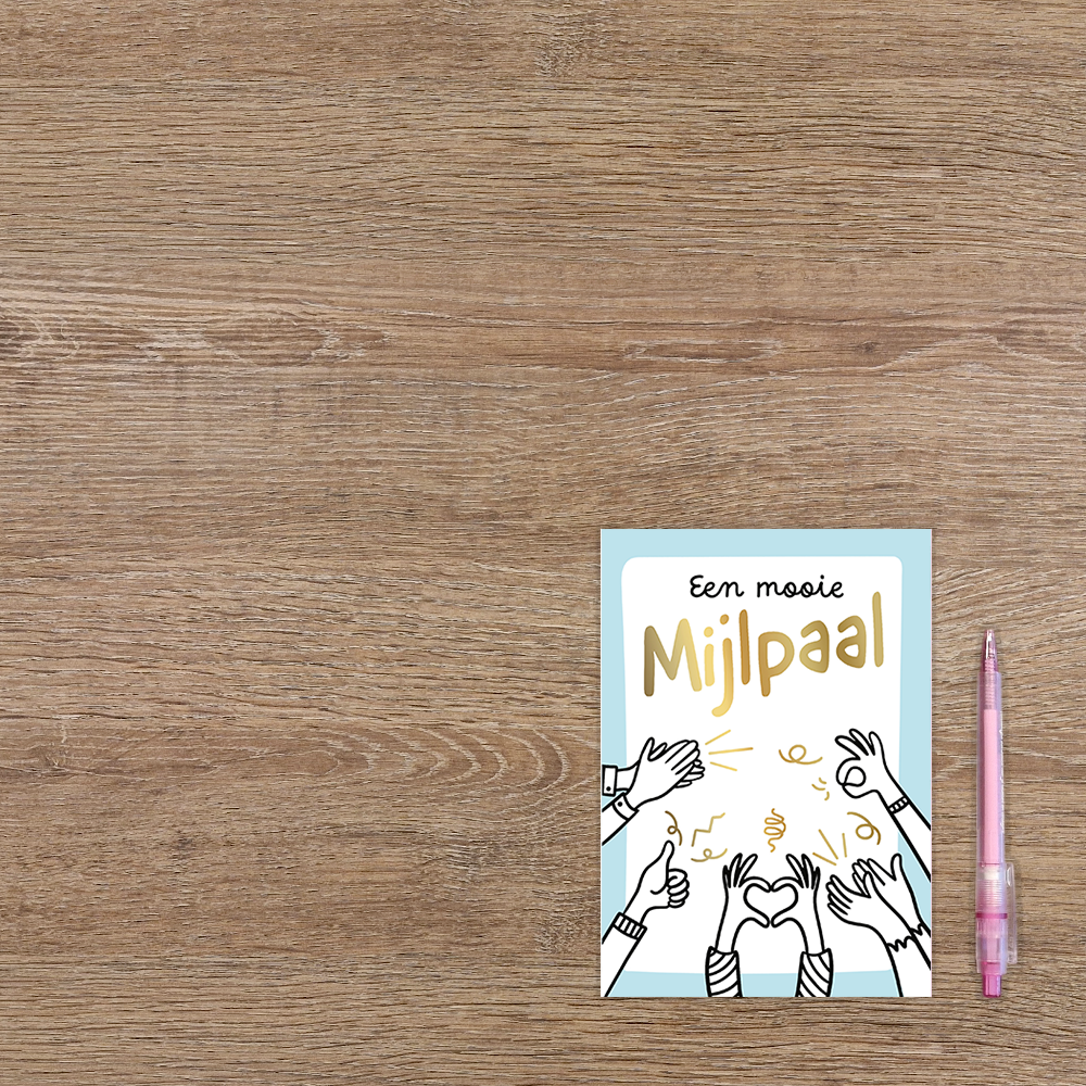 Een mooie mijlpaal