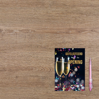 Gefeliciteerd met de opening