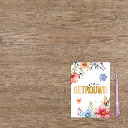 ... jaar getrouwd
