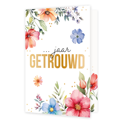 ... jaar getrouwd