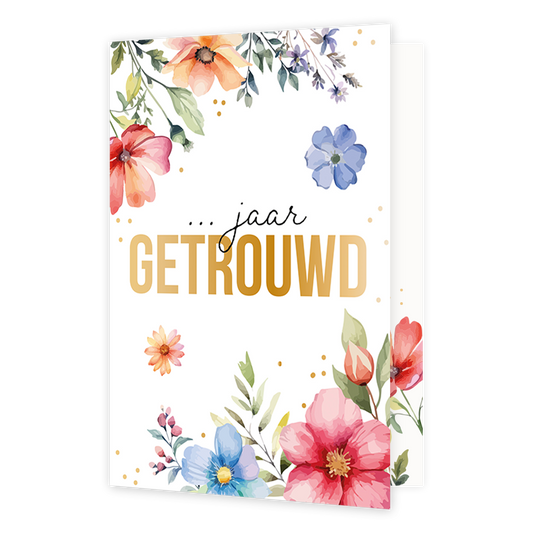 ... jaar getrouwd