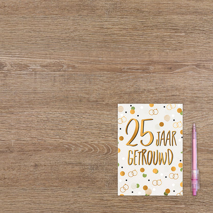 25 jaar getrouwd