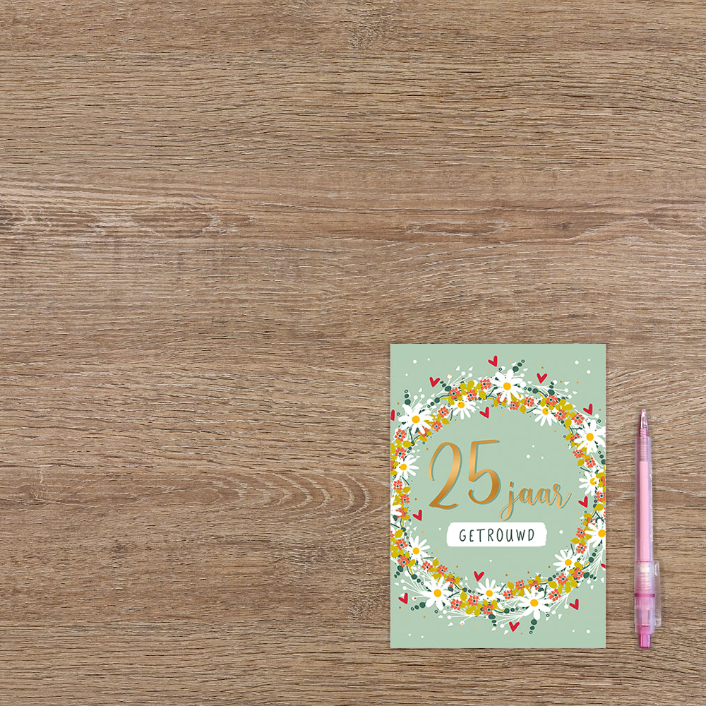 25 jaar getrouwd