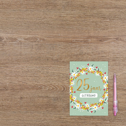 25 jaar getrouwd