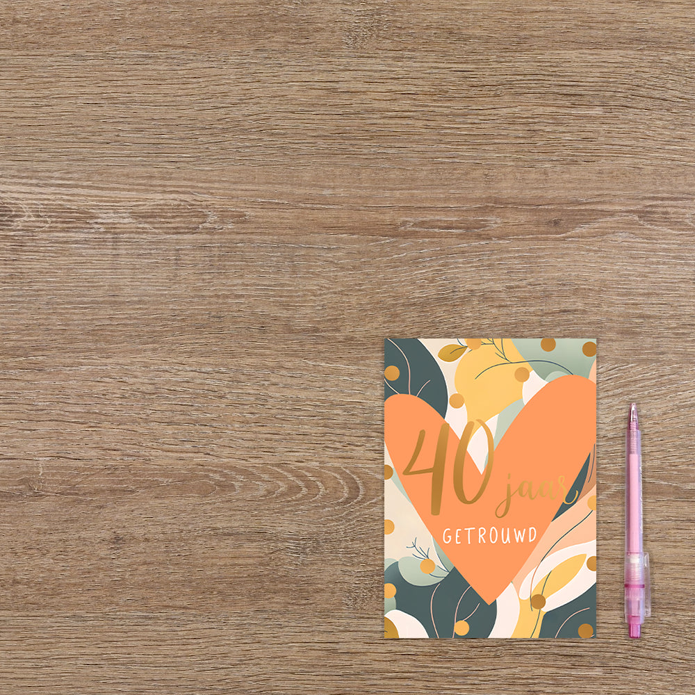 40 jaar getrouwd
