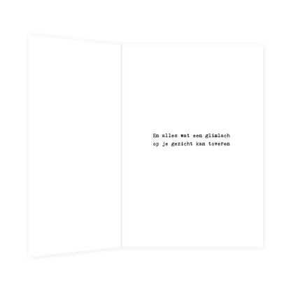 Opkikkertje voor jou