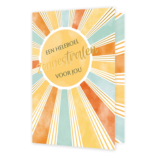 Een heleboel zonnestralen voor jou