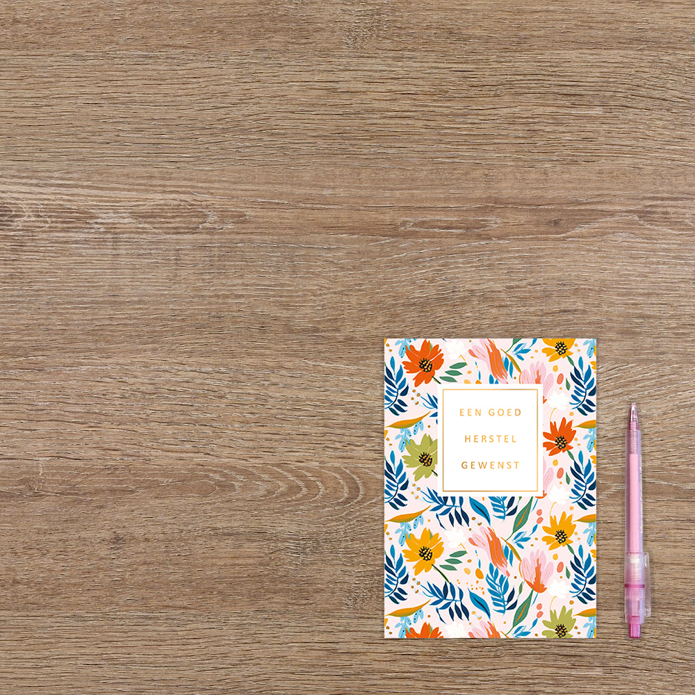 Een goed herstel gewenst