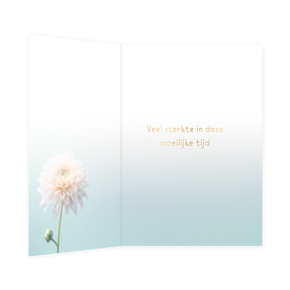 Met oprechte medeleven