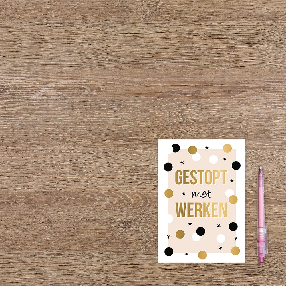 Gestopt met werken