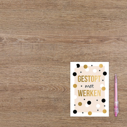 Gestopt met werken