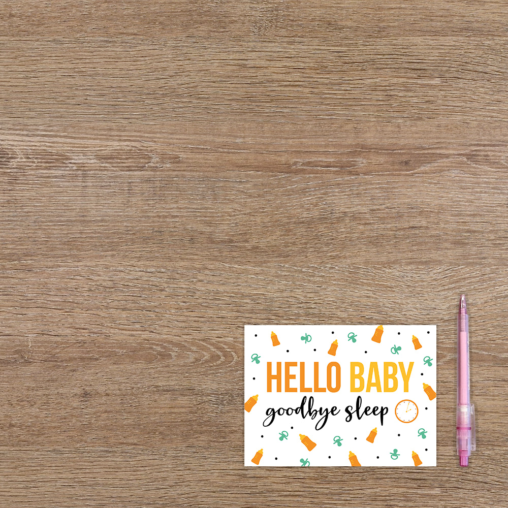 Hello baby goodbye sleep
