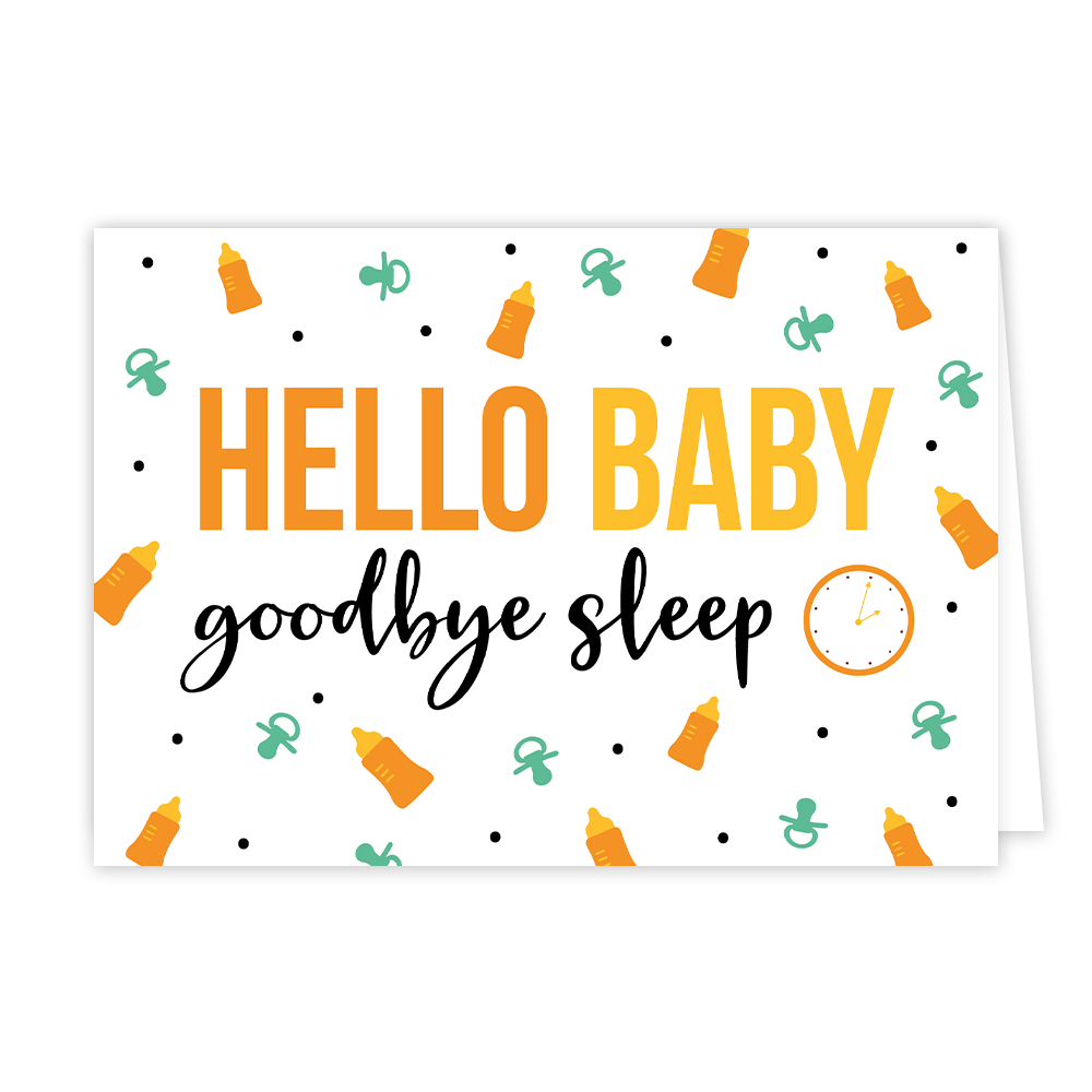 Hello baby goodbye sleep