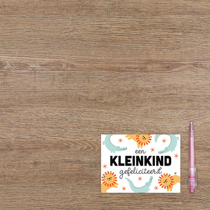 Een kleinkind gefeliciteerd