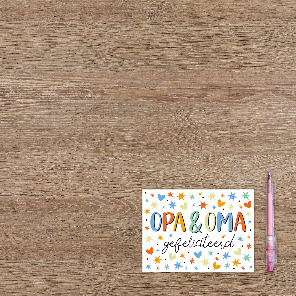 Opa & oma gefeliciteerd