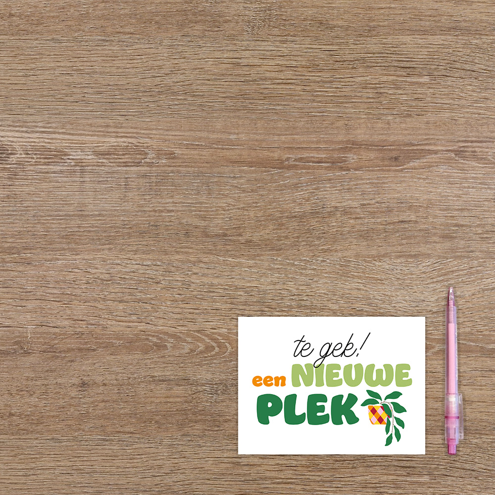 Te gek een nieuwe plek