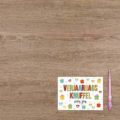 Verjaardags knuffel voor jou